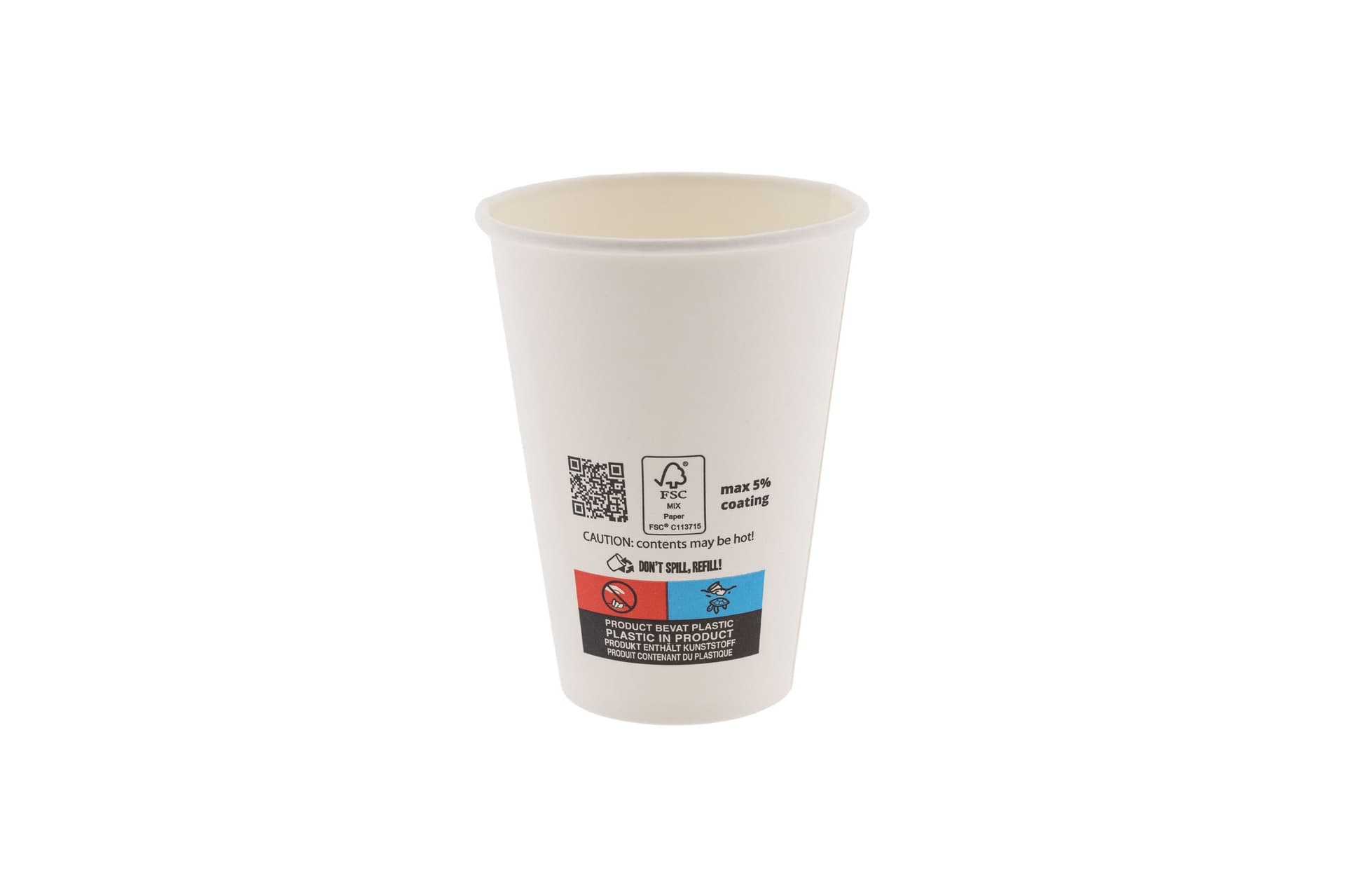 Beker 5% IEZZY 180ml karton 100 stuks wit 2