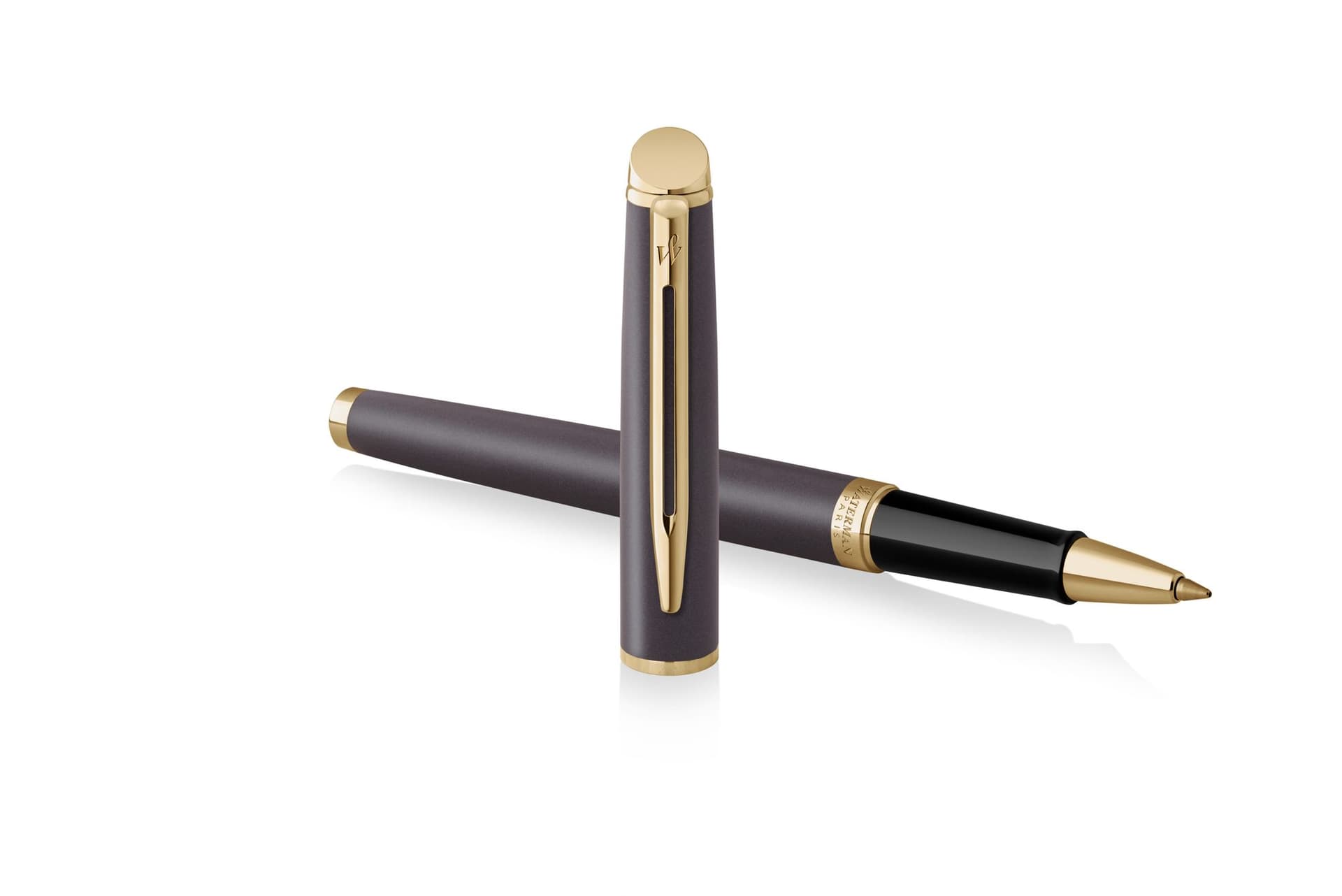 Rollerpen Waterman Hémisphère Fashion Colors metallic black GT fijn 3