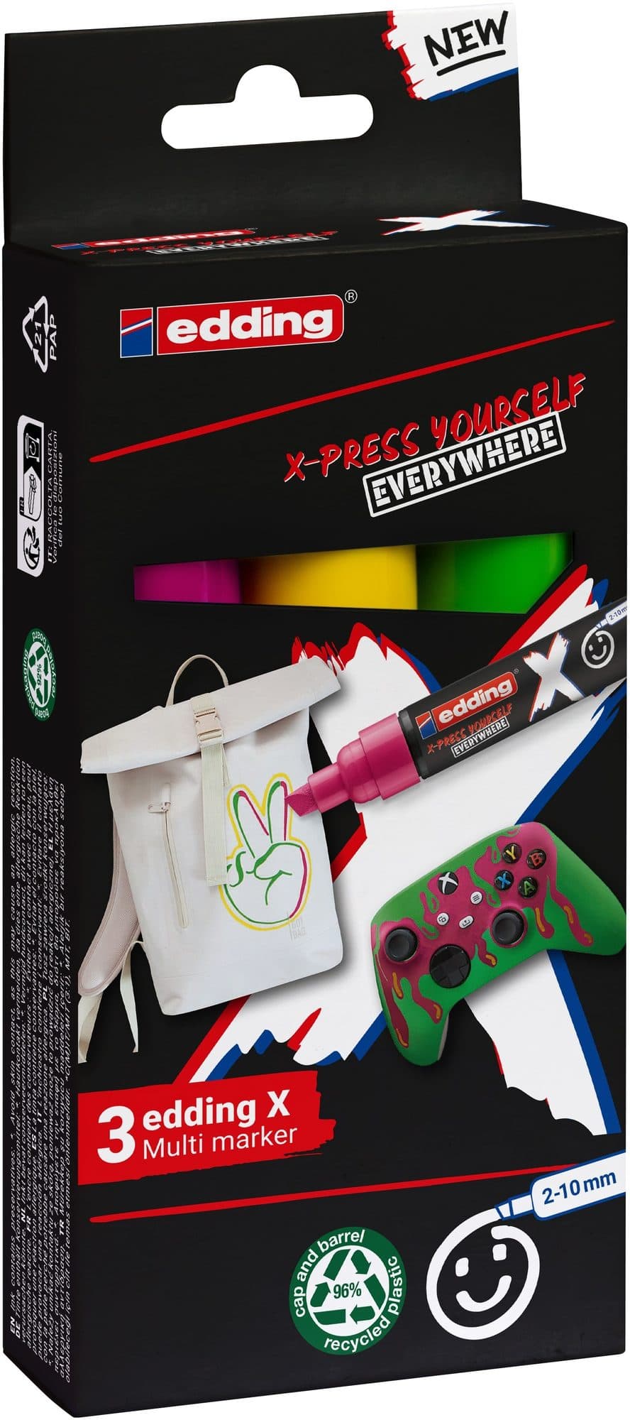 Edding 6900 X multi m. 3pcs set candy col.