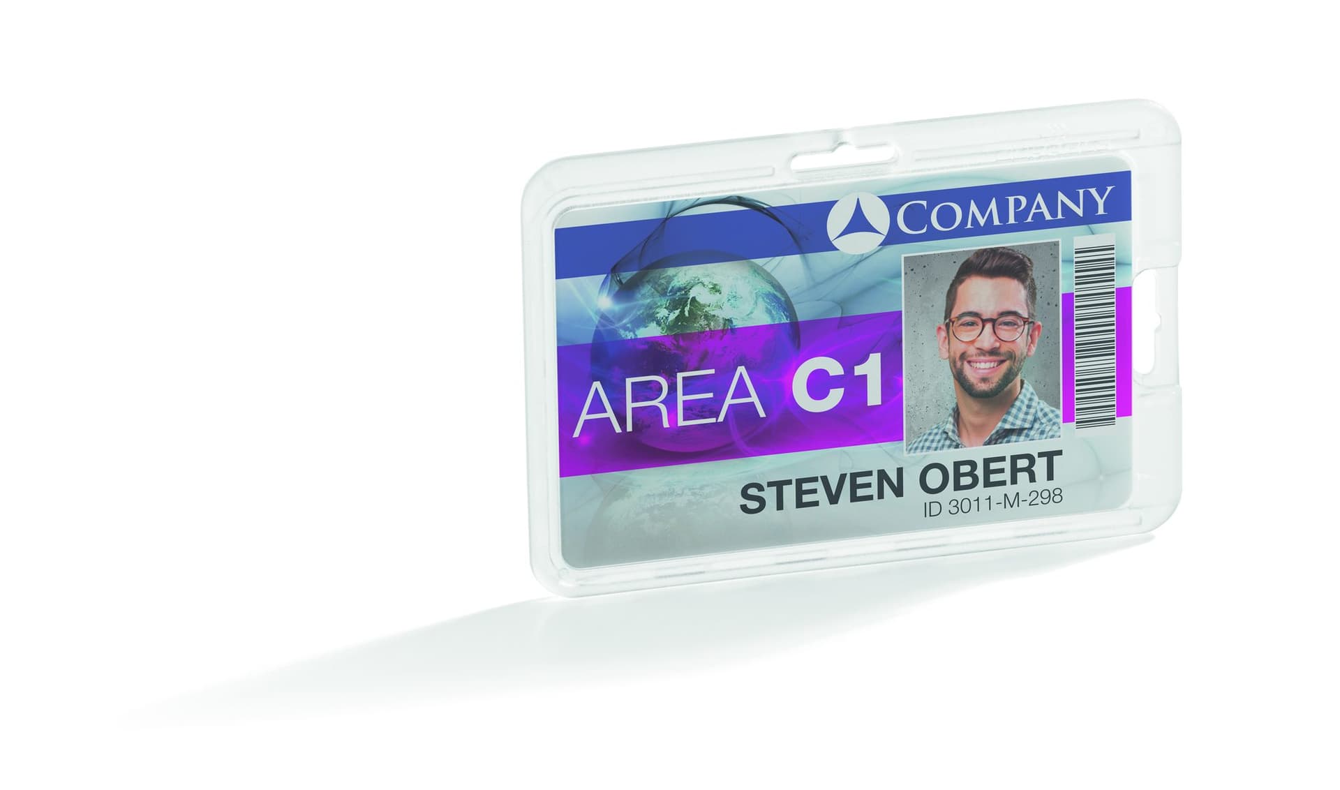 Badge Durable permanent voor 1 kaart 10 stuks 2