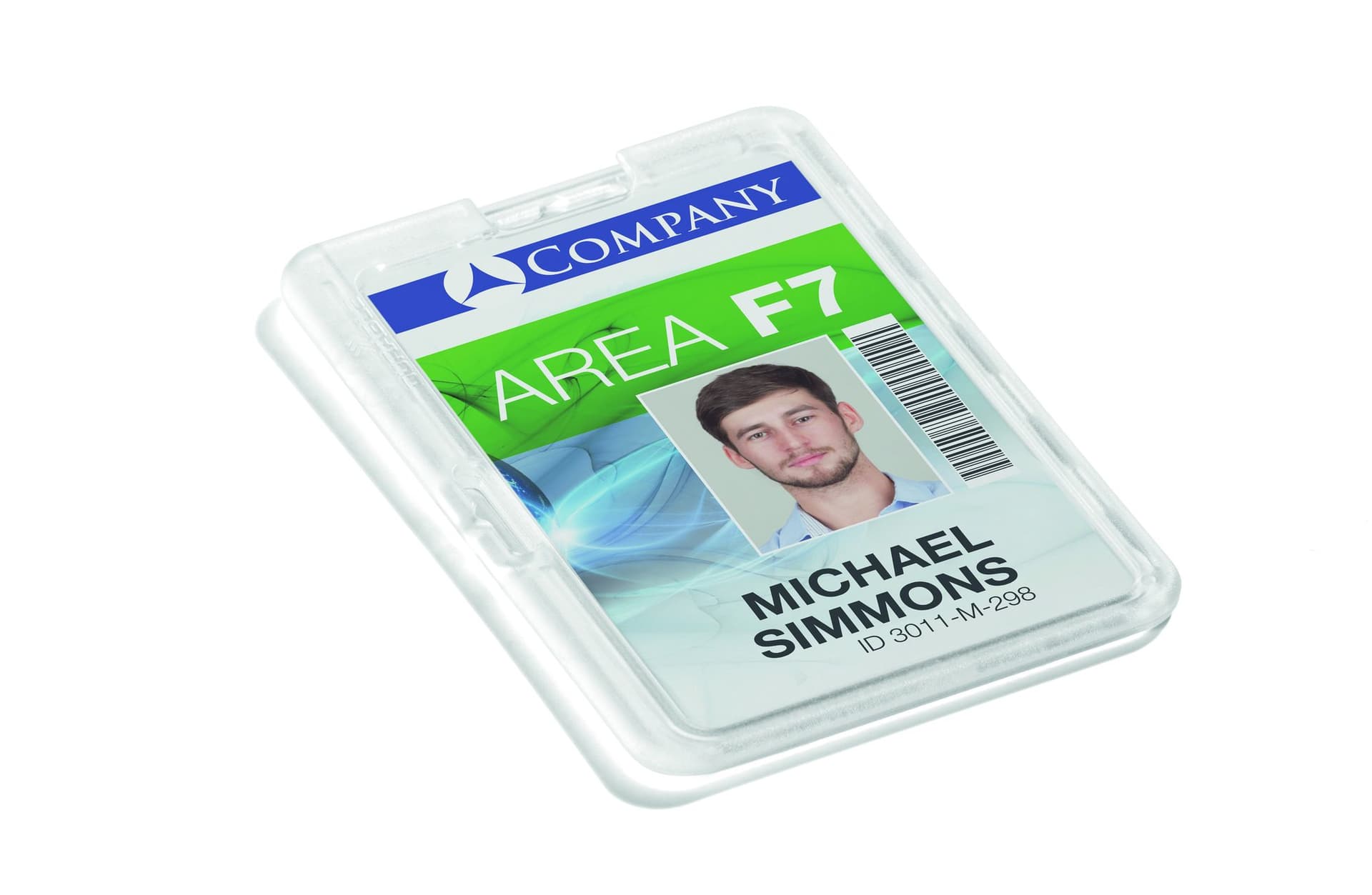 Badge Durable permanent voor 1 kaart 10 stuks 3