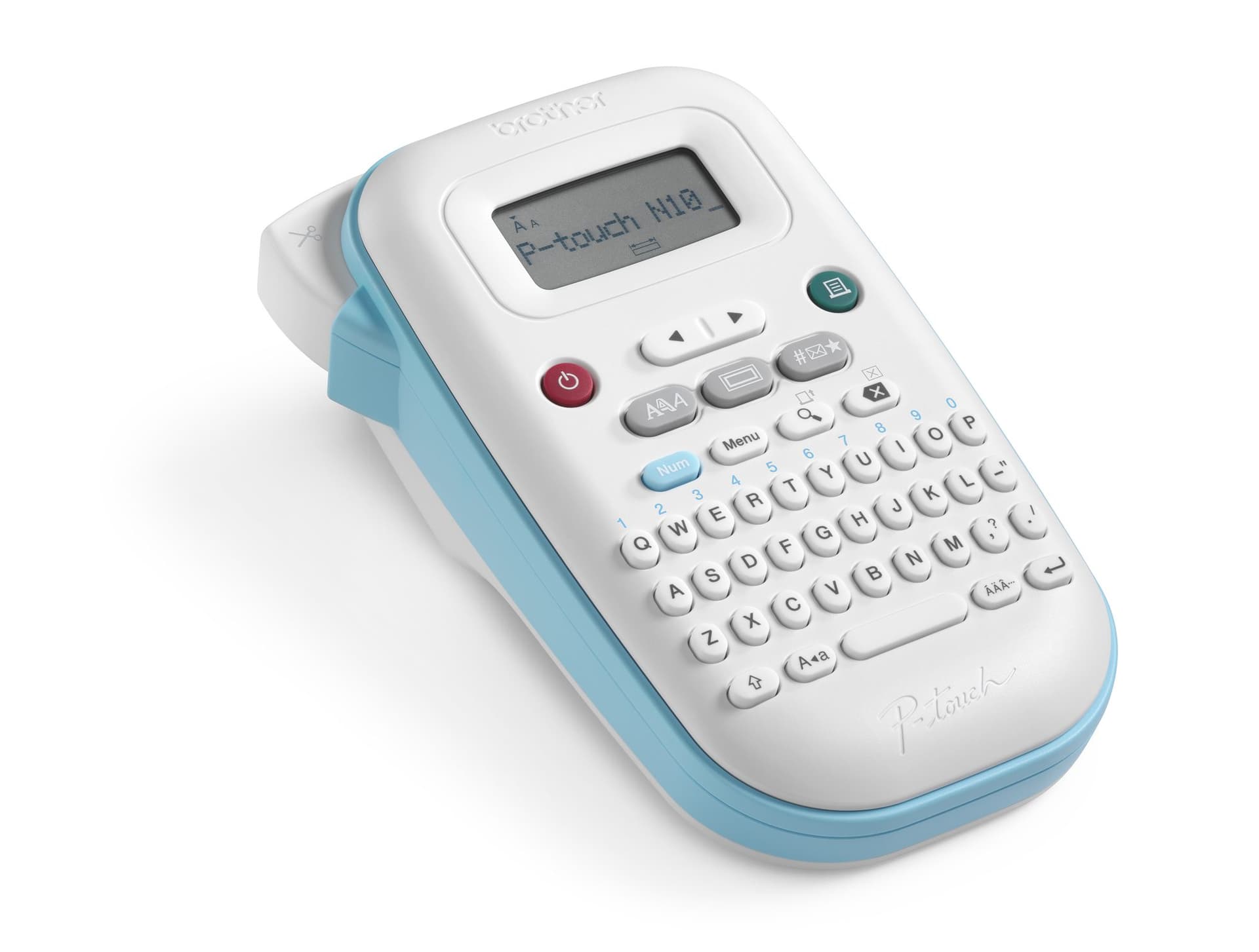 Labelprinter Brother P-touch Btag PT-N10 draagbaar qwerty 12mm wit 2
