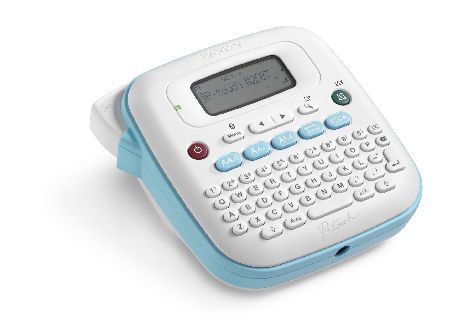 Labelprinter Brother P-touch Btag PT-N25BT desktop qwerty 12mm wit 2