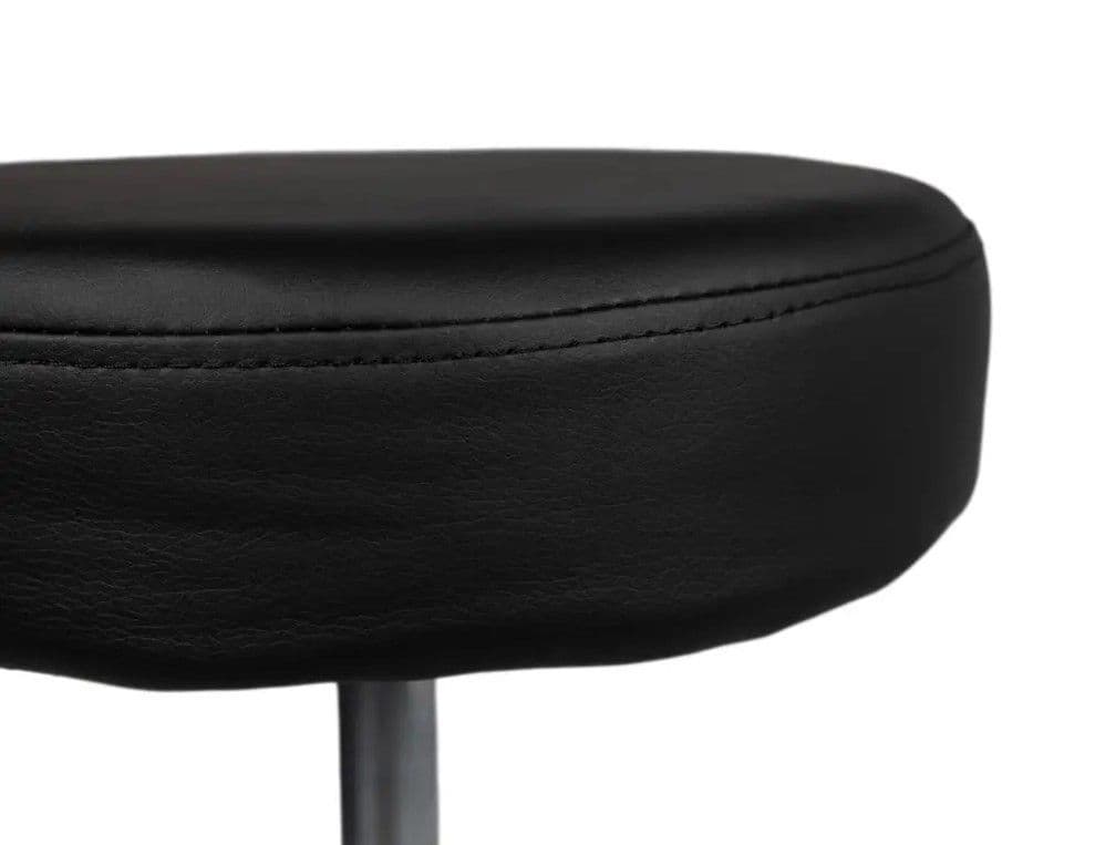 Tabouret kruk Office hoog met gasveer harde wielen zw 4