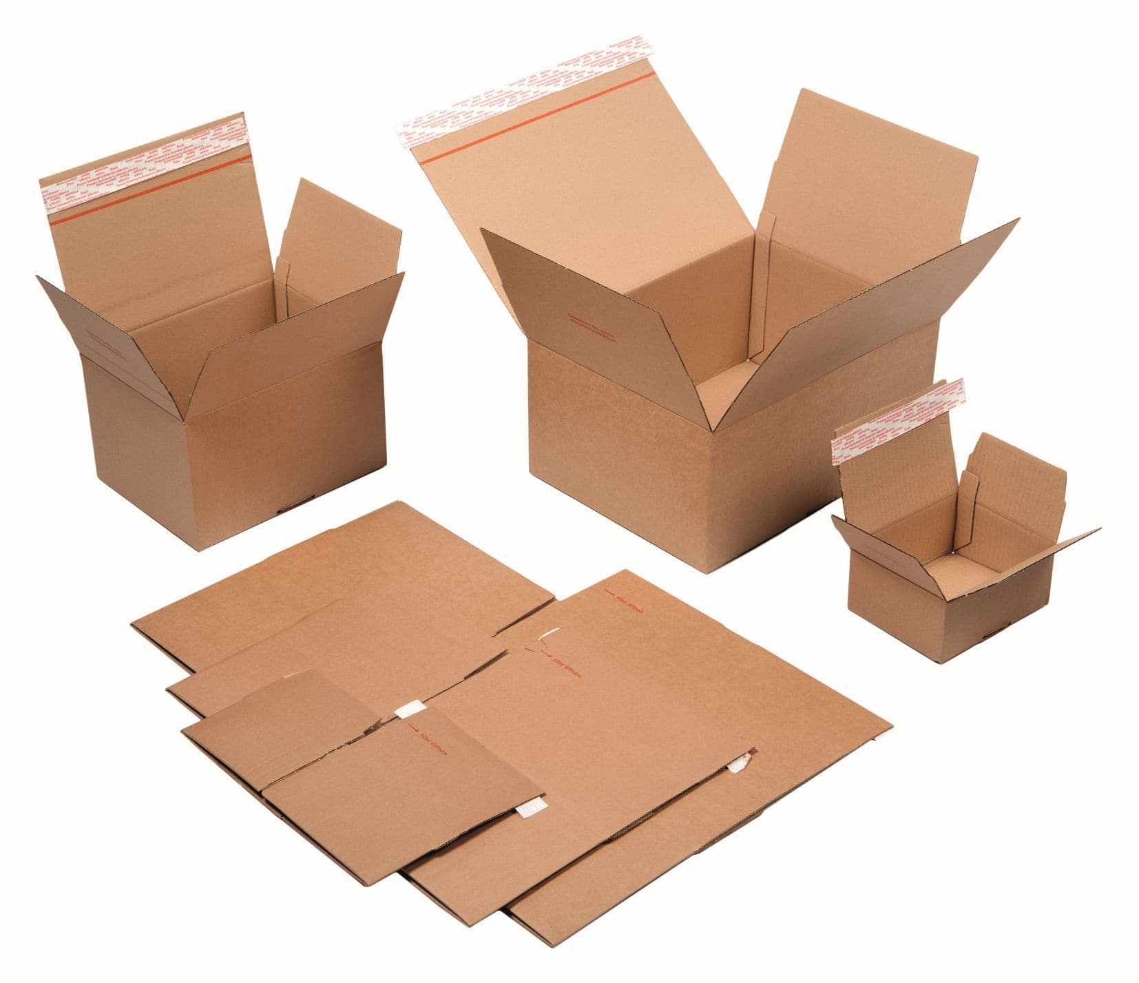 Quickbox IEZZY verstelbare hoogte 304x216x130-220mm B-golf bruin 10st 3
