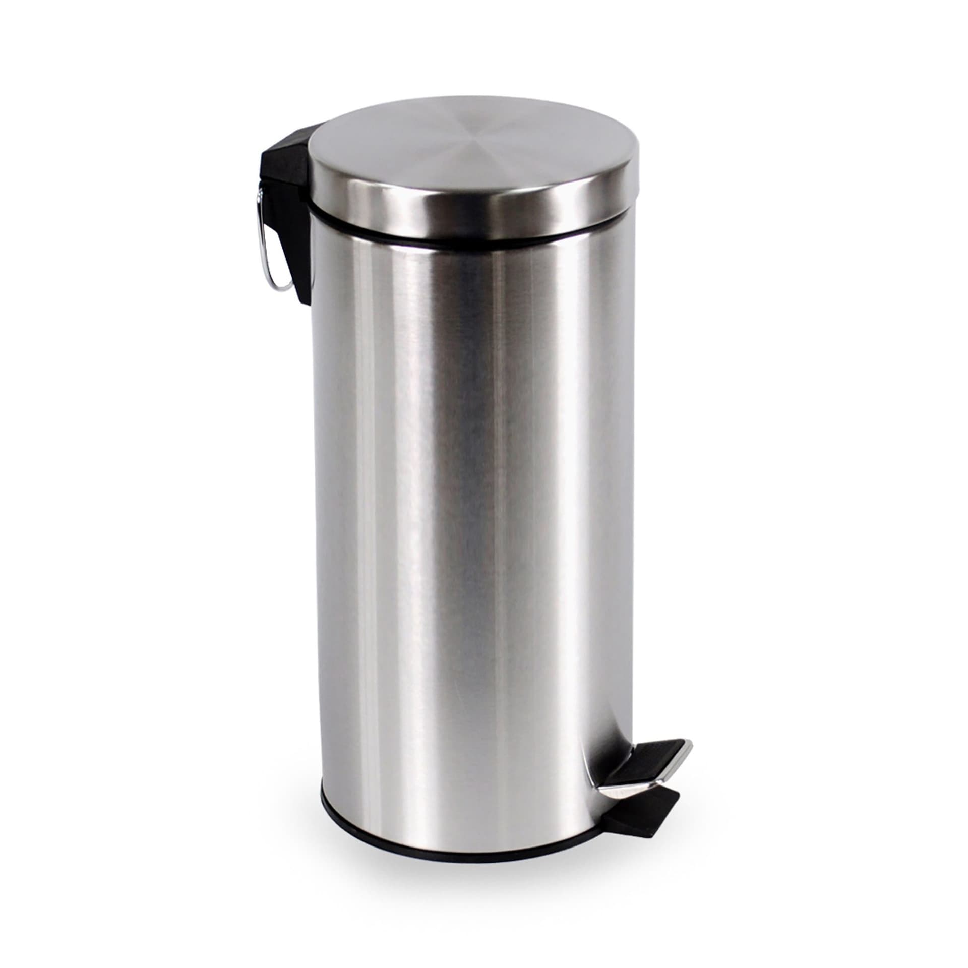 Pedaalemmer BRASQ 30 liter rvs