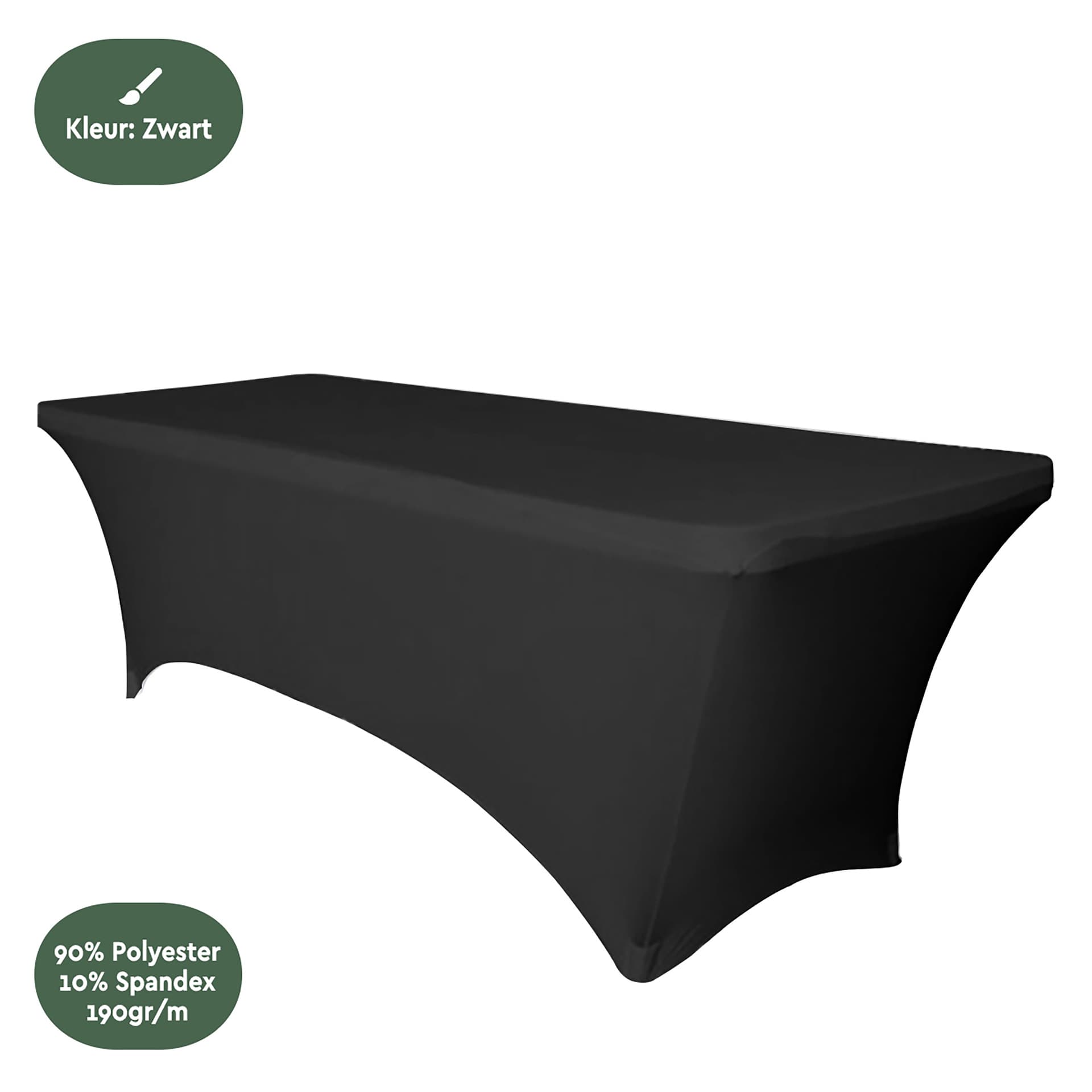 Tafelrok BRASQ 183x76x74cm zwart 3