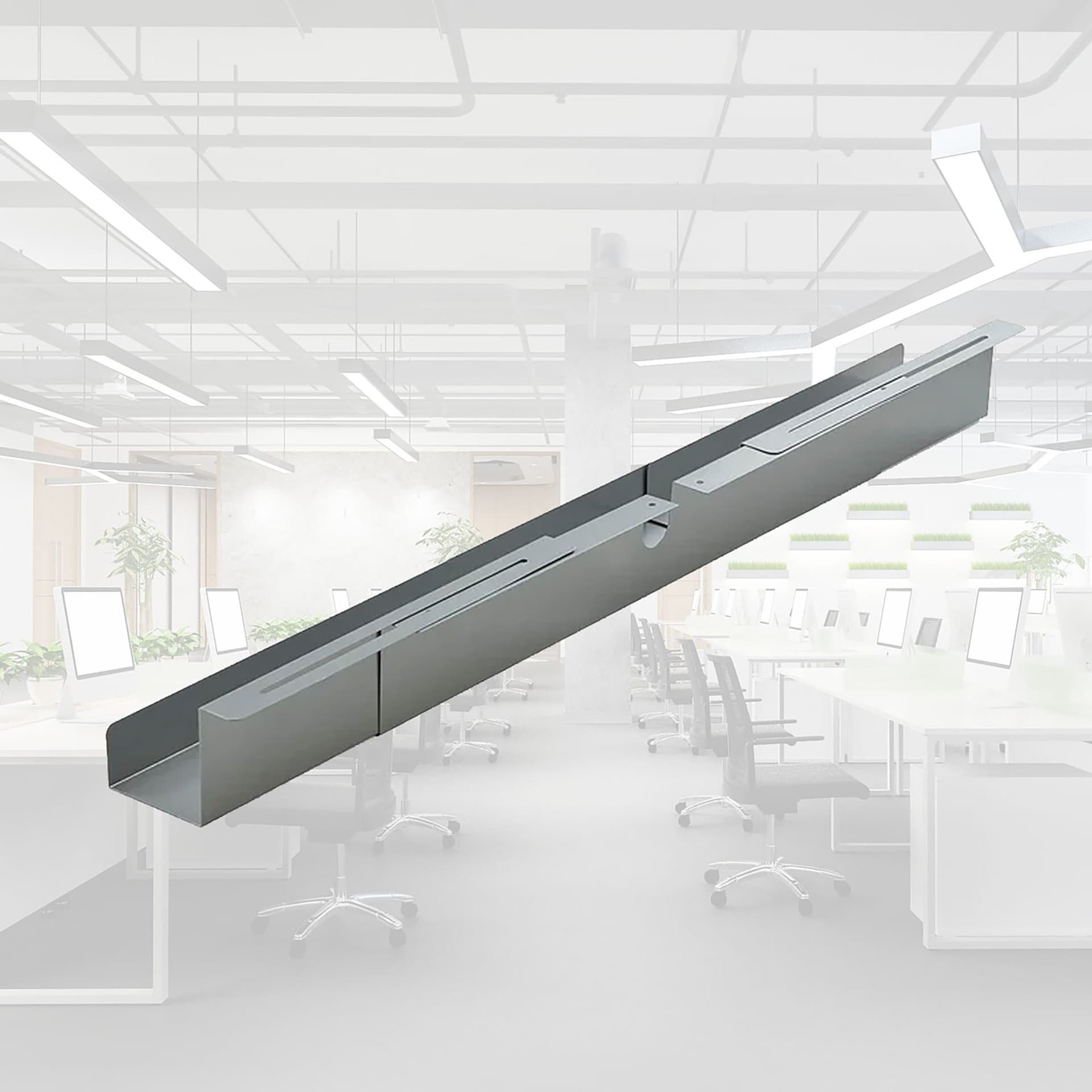 Kabelgoot BRASQ verstelbaar 75-150cm CT100 zilver 7