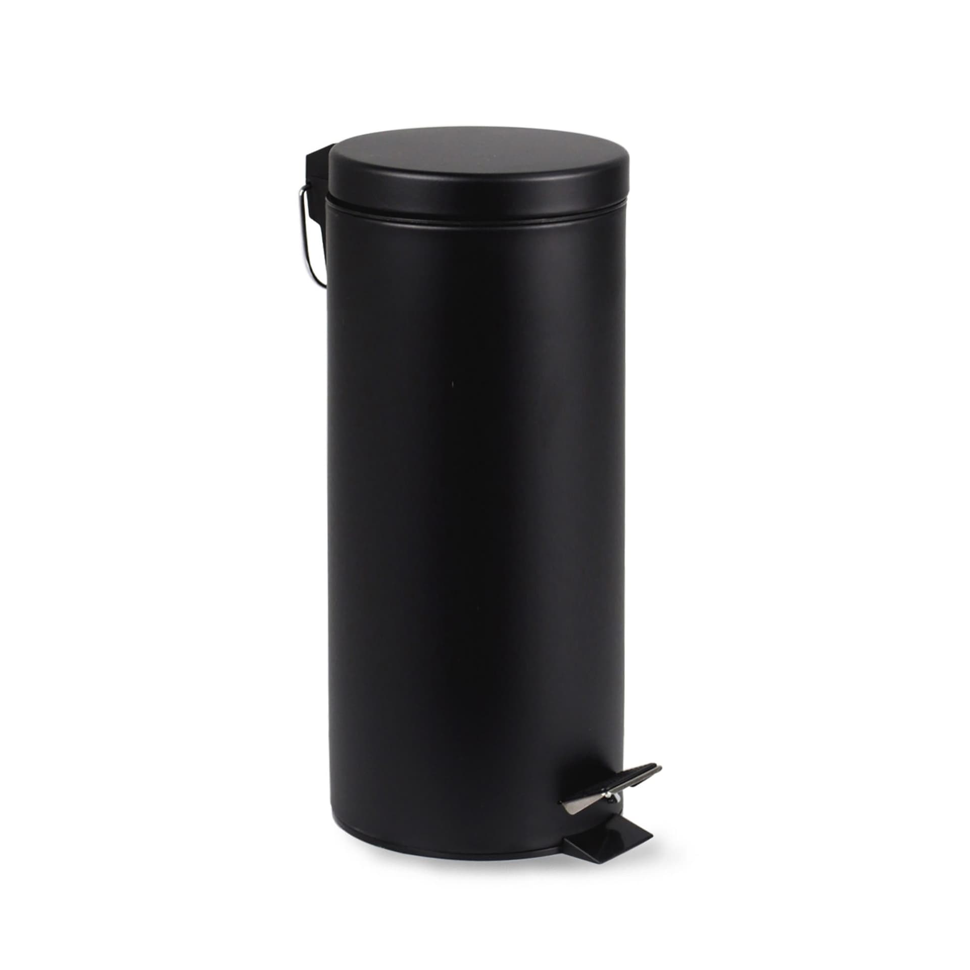 Pedaalemmer BRASQ 30 liter zwart