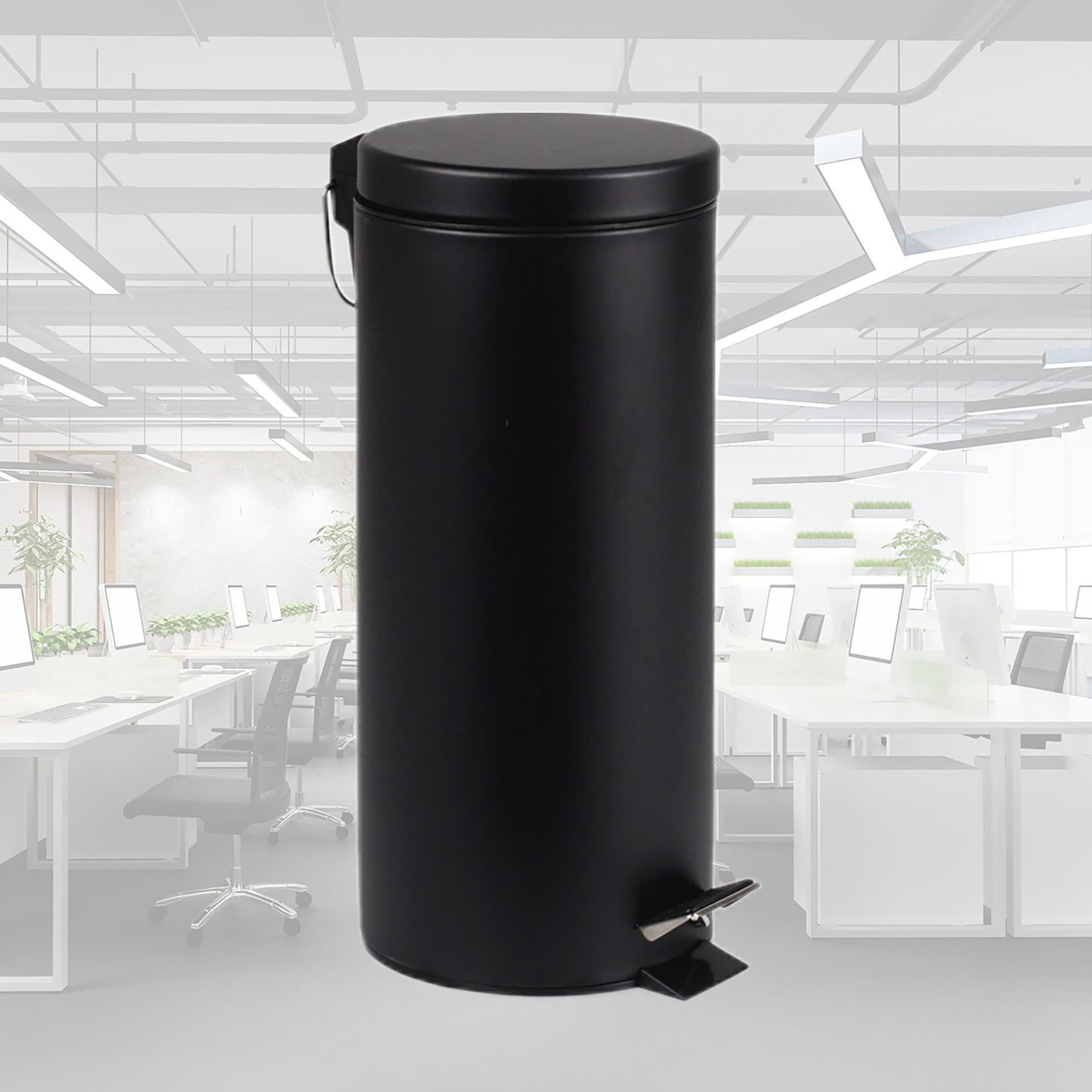 Pedaalemmer BRASQ 30 liter zwart 5