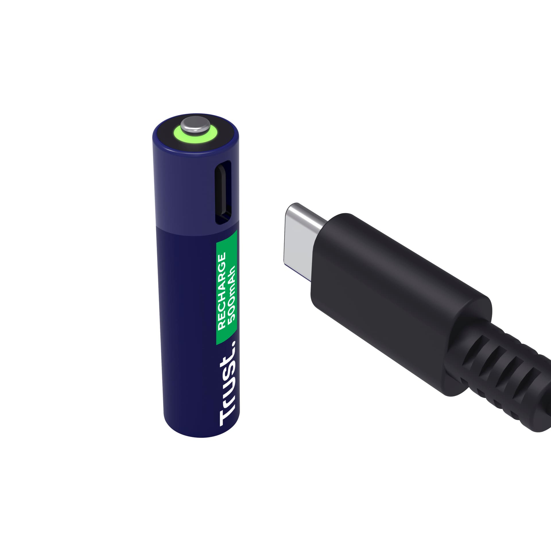 Batterij Trust USB-C oplaadbaar AAA 4 stuks 2