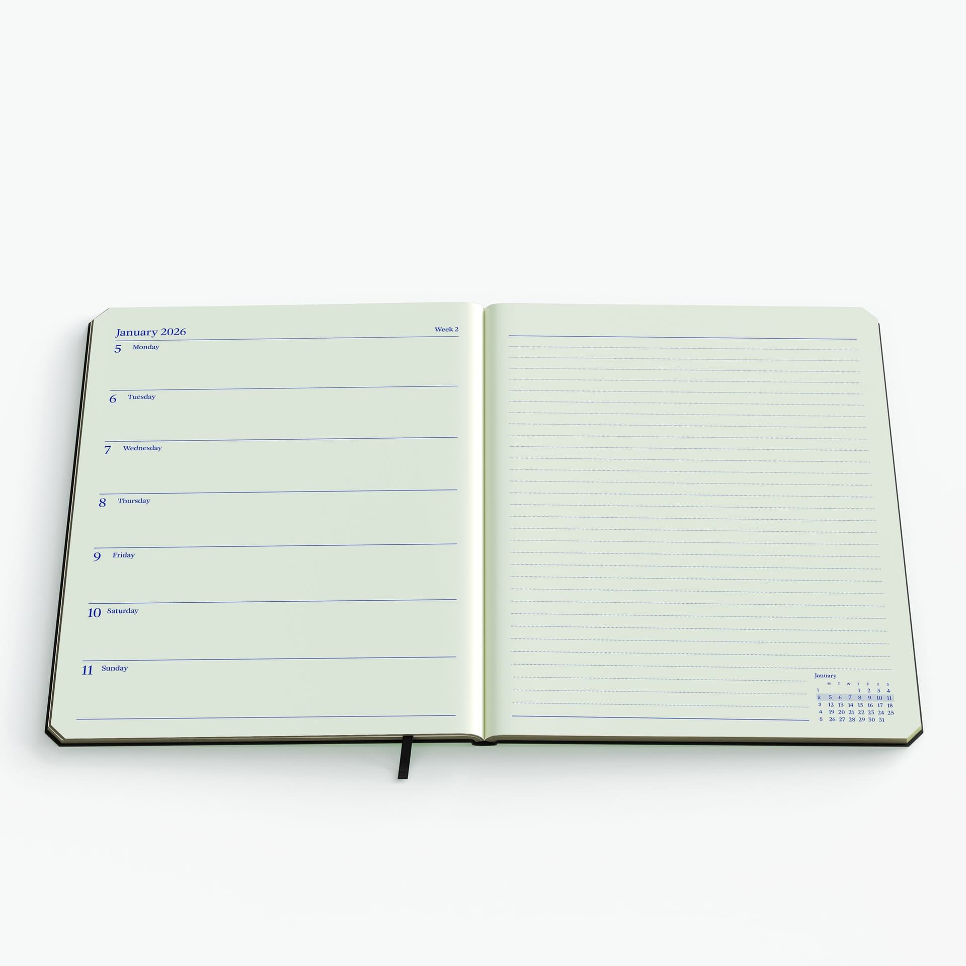 Agenda 2027 de KEMPEN Weekly Notes Large 7dagen/1pagina assorti 2
