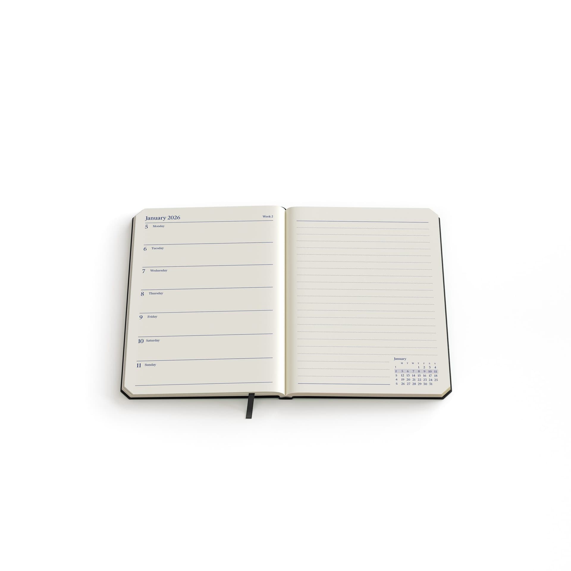 Agenda 2027 de KEMPEN Weekly Notes Pocket 7dagen/1pagina assorti 2