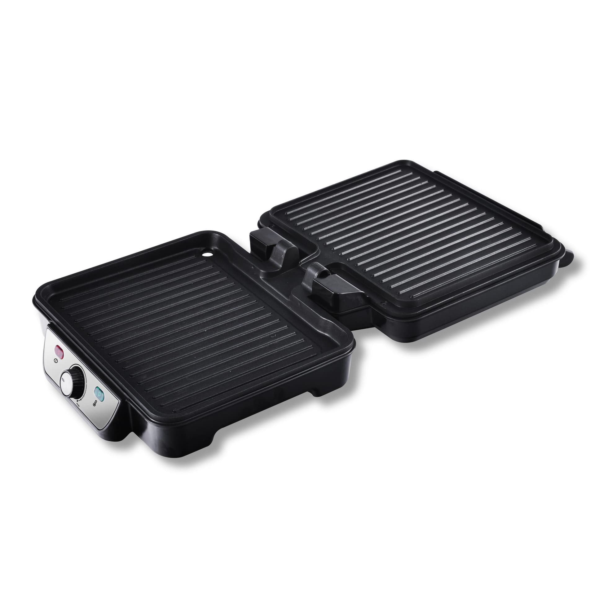 Contactgrill Inventum 1800 Watt zwart/RVS 2