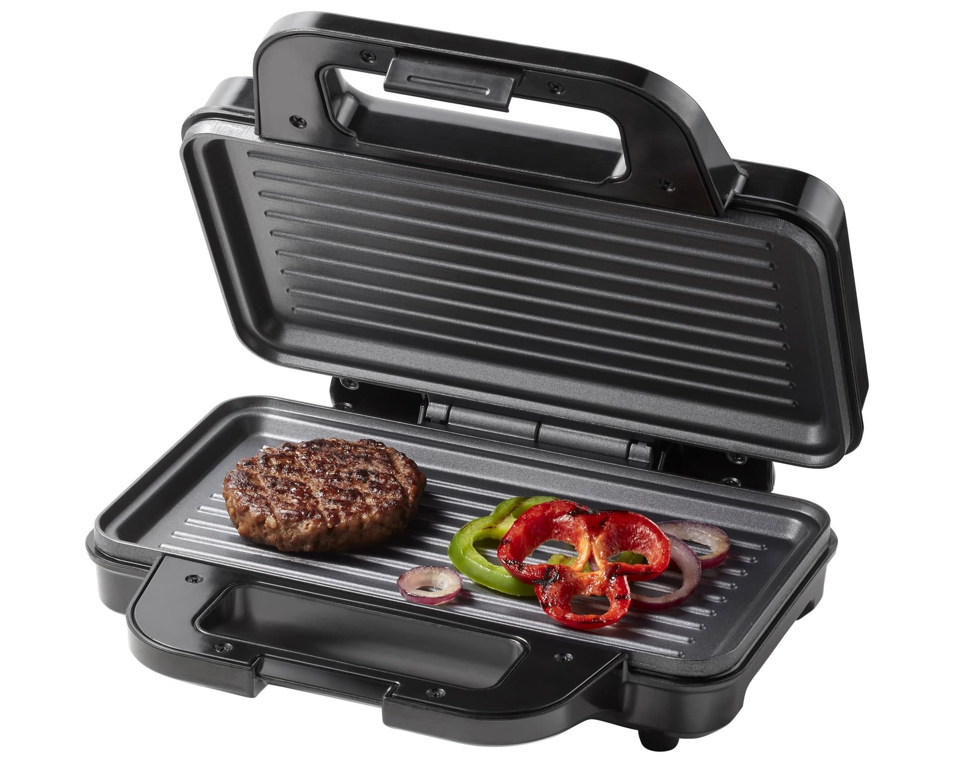 Panini grill Tomado zwart/RVS 2