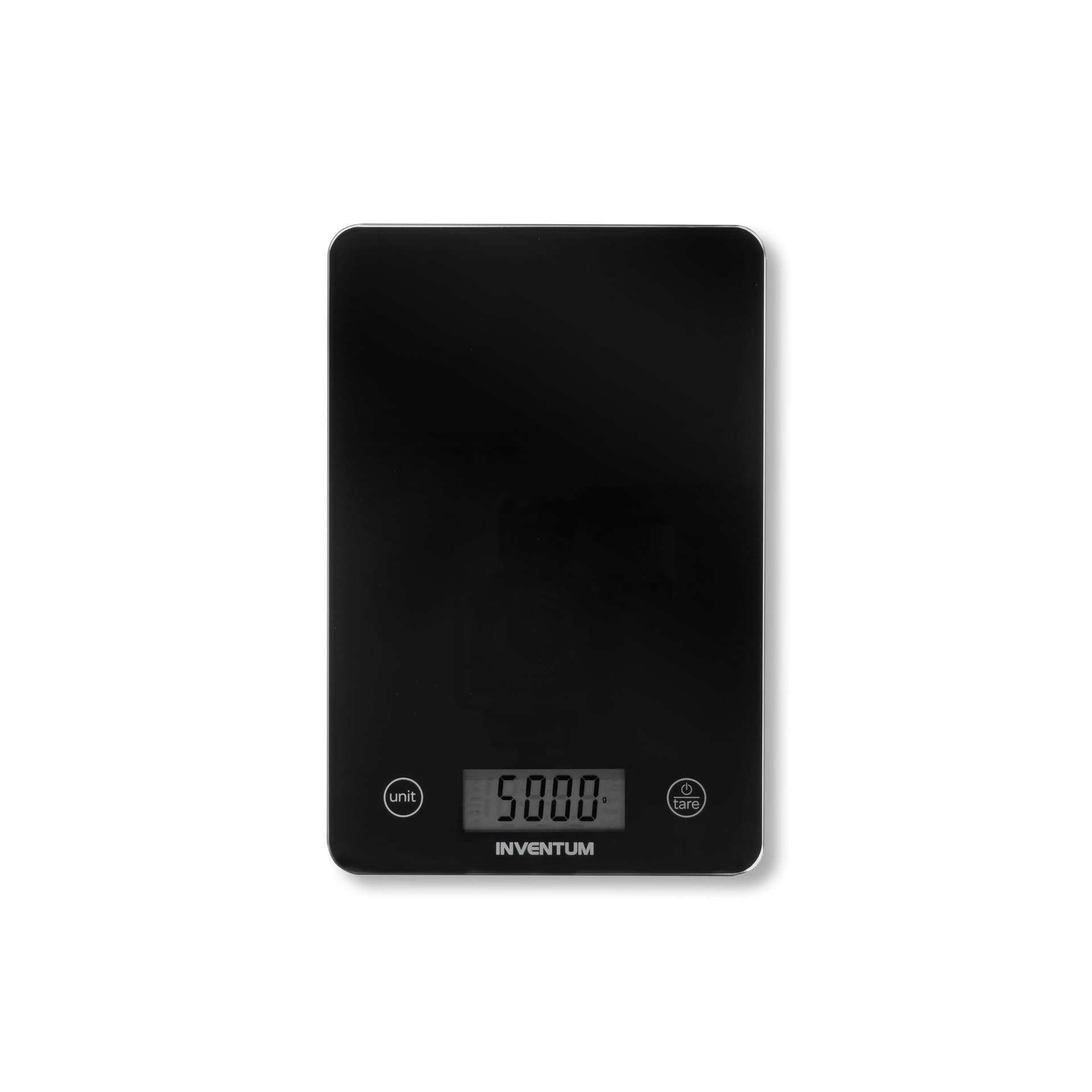 Keukenweegschaal Inventum tot 5 kilogram zwart 2