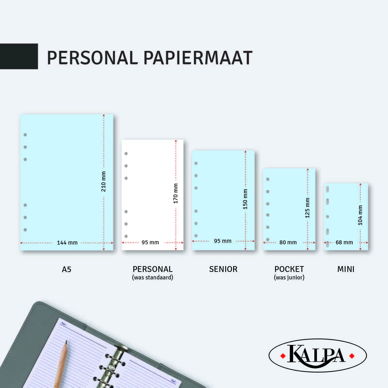Agendavulling 2027 Kalpa Personal jaardoos 7dagen/2pagina's 6