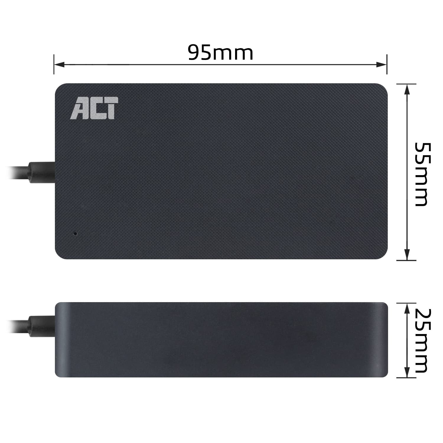 Laptop Oplader ACT Compact universeel 65W 7