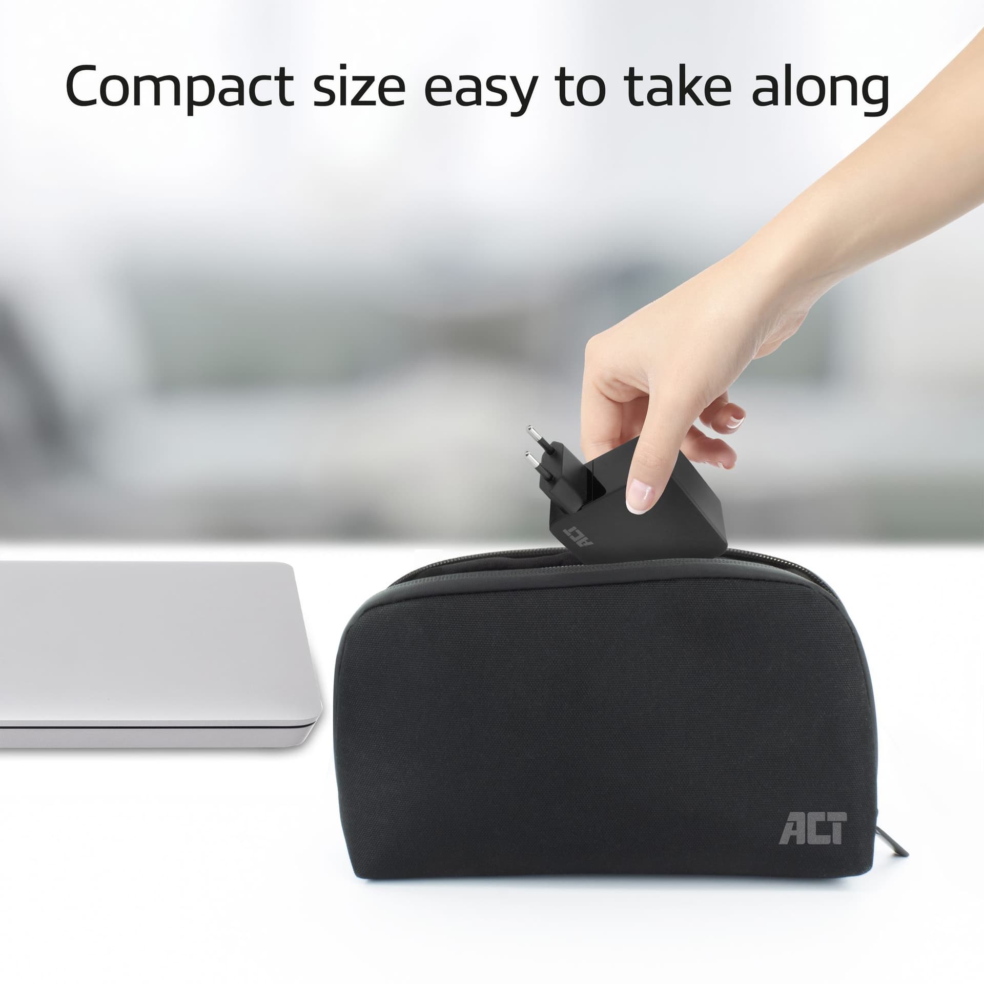 Laptop Oplader ACT USB-C Power Delivery 65W 2mtr 5