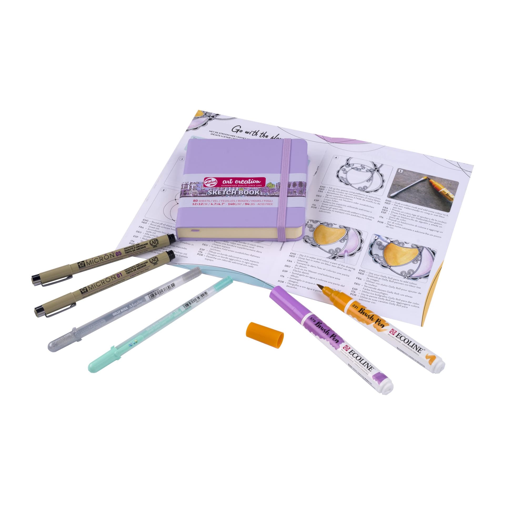 Happiness Journal Set Royal Talens 8-delig 2