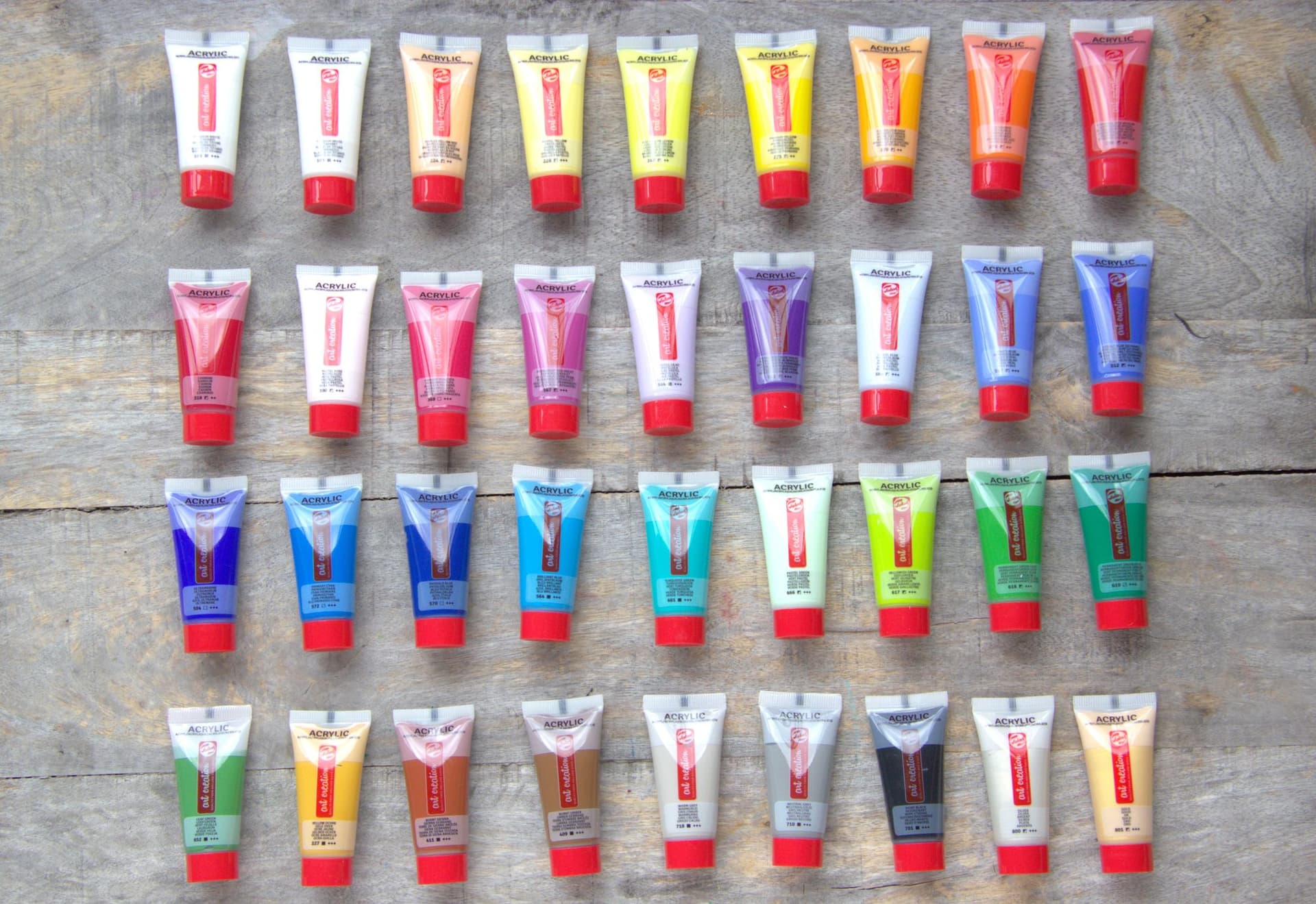 Acrylverf Talens Art Creation assorti 36 tubes à 12ml 2