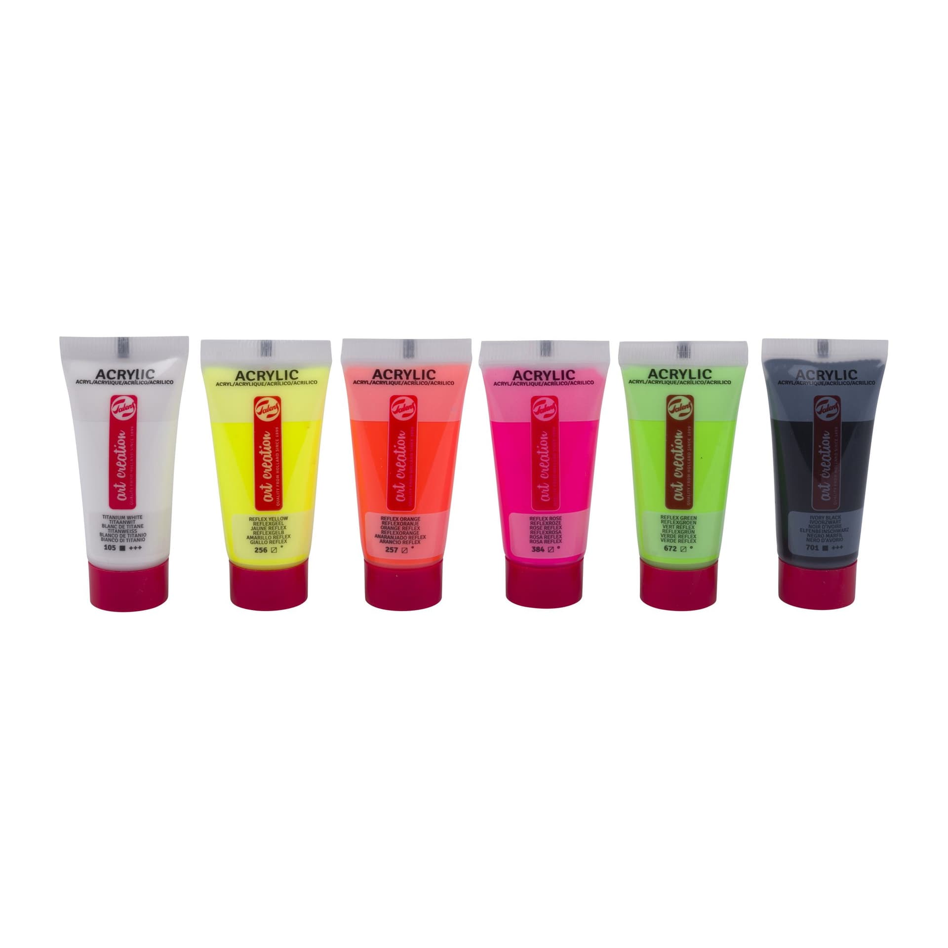 Acrylverf Talens Art Creation Reflex assorti 6 tubes à 12 ml 2