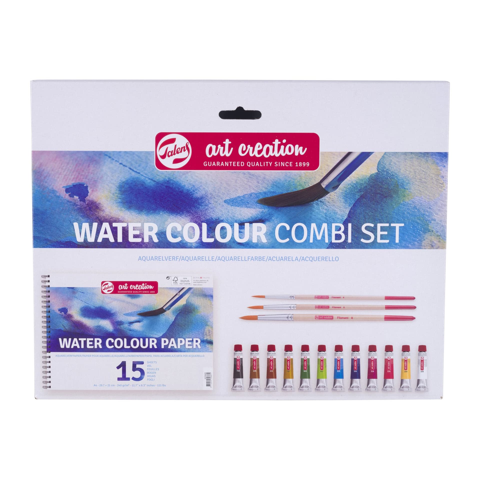 Schilderset Talens Art Creation aquarel à 16-delig blauw