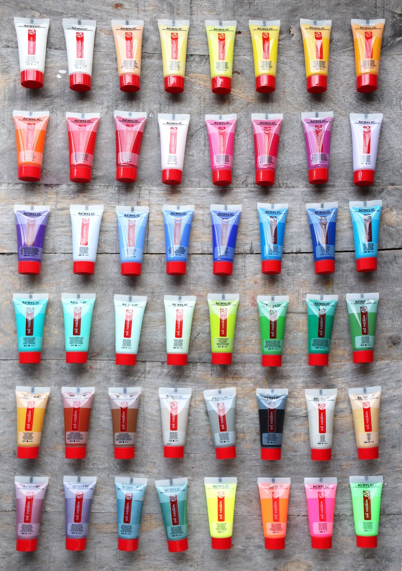 Acrylverf Talens Art Creation assorti 48 tubes à 12ml 2