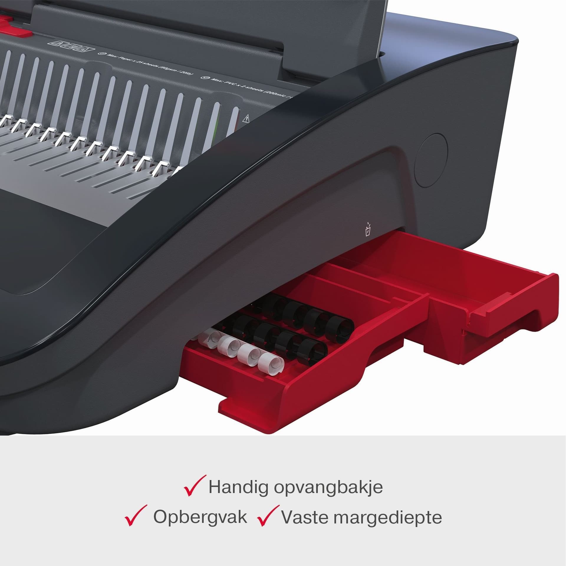 Inbindmachine GBC CombBind CB25E 21-gaats elektrisch 7