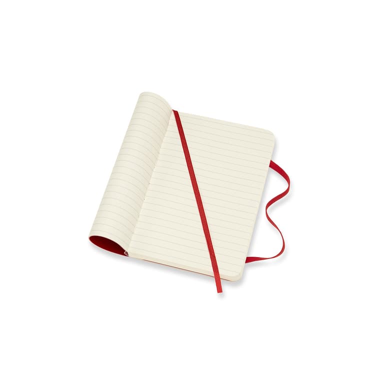 notitieboek A6 Moleskine SC rood 3