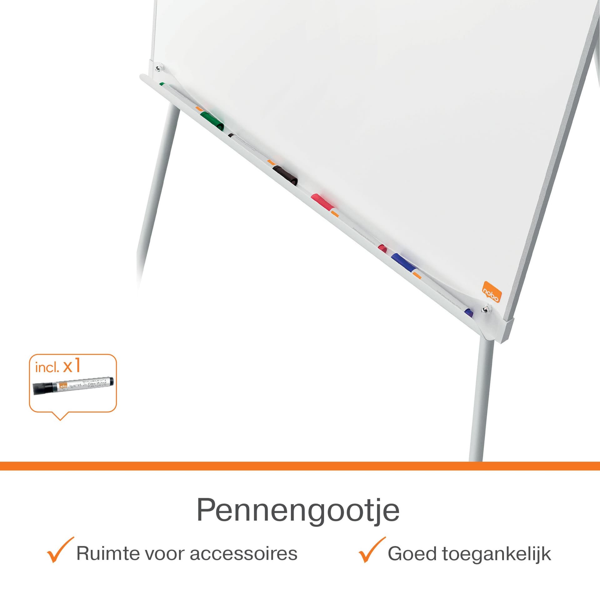 Flipover Nobo Premium Plus staal driepootstatief 6