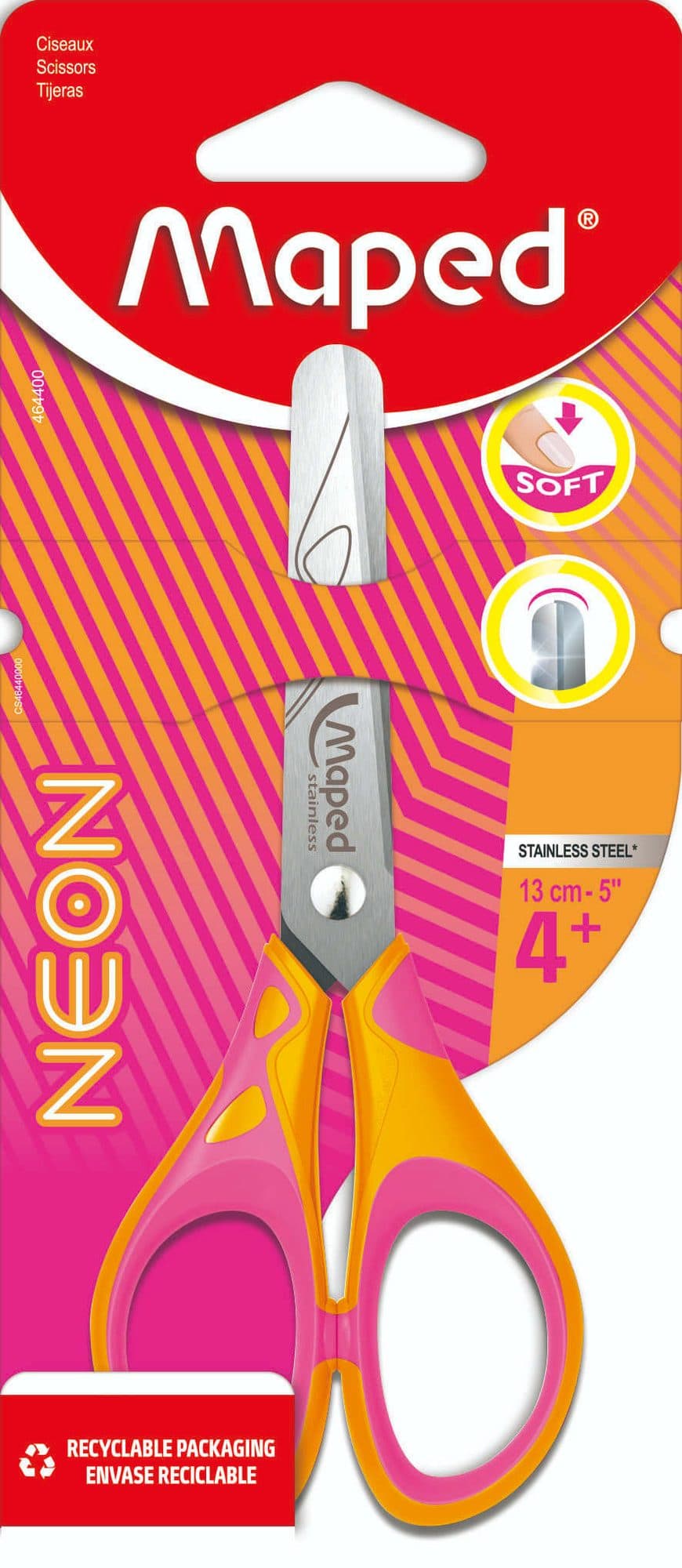 Kinderschaar Maped Neon 13cm assorti 3
