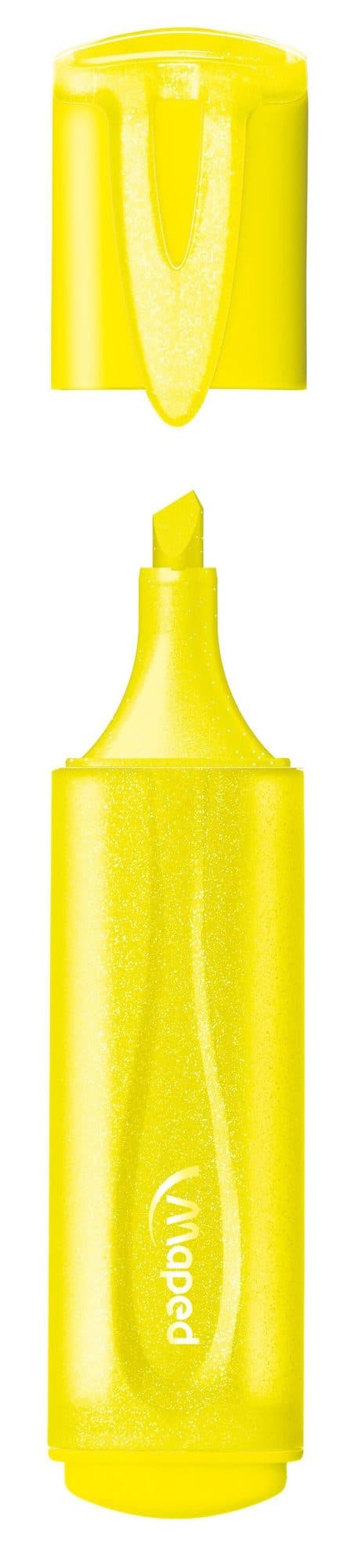 Markeerstift Maped Glitter set à 4 fluoriserende kleuren 3
