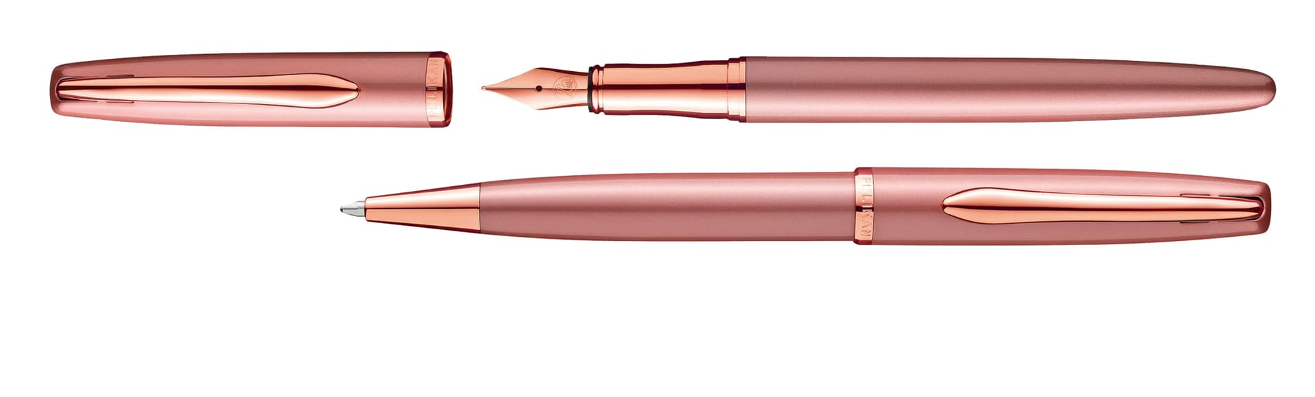 Schrijfset Pelikan Jazz Noble Elegance K36+P36 medium rose 2