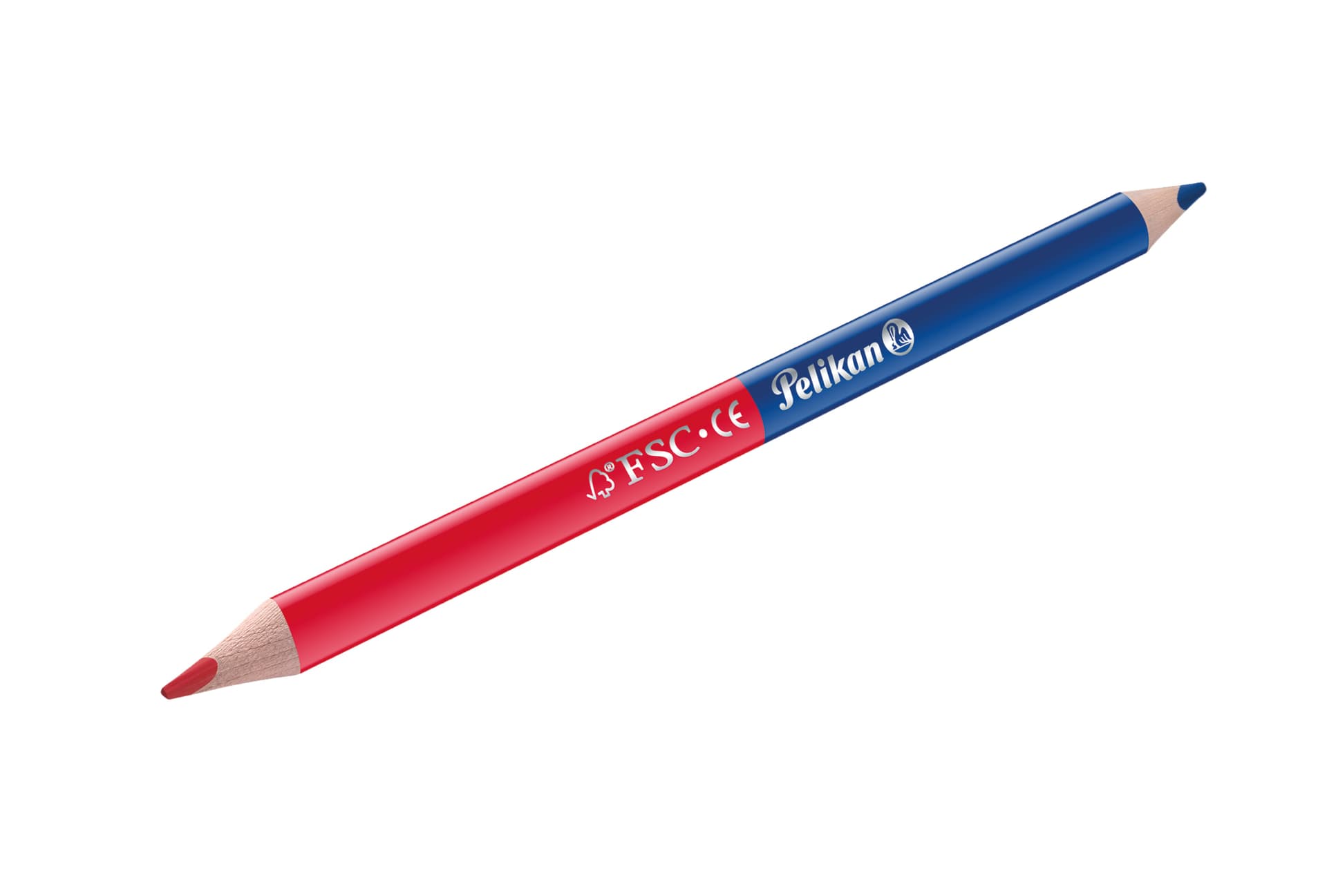 Potlood Pelikan 3mm rood/blauw 2
