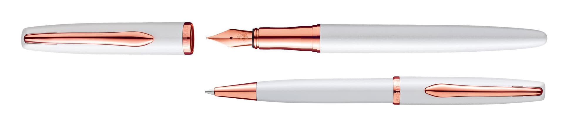 Schrijfset Pelikan Jazz Noble Elegance K36+P36 medium pearl 2