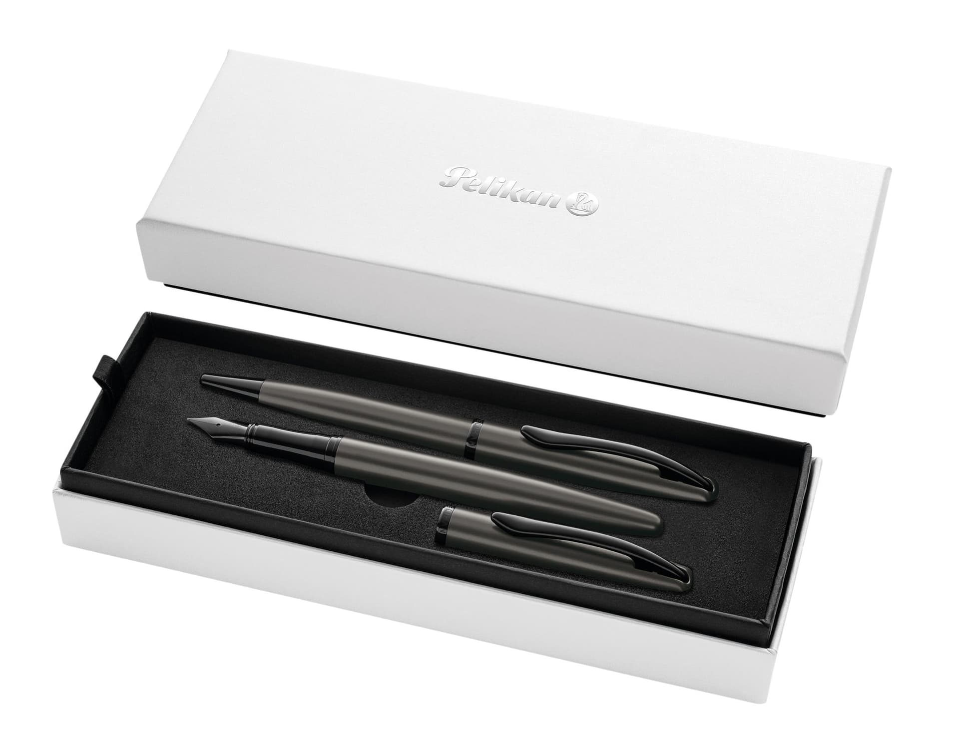 Schrijfset Pelikan Jazz Noble Elegance K36+P36 metaal stone 2