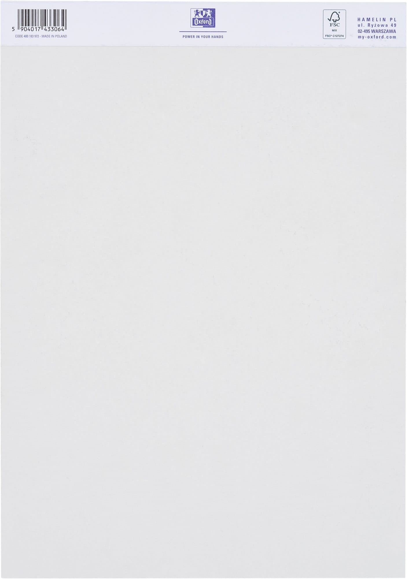 Aquarelblok Oxford Watercolour A4 20 vel 300 gram gelijmd 7