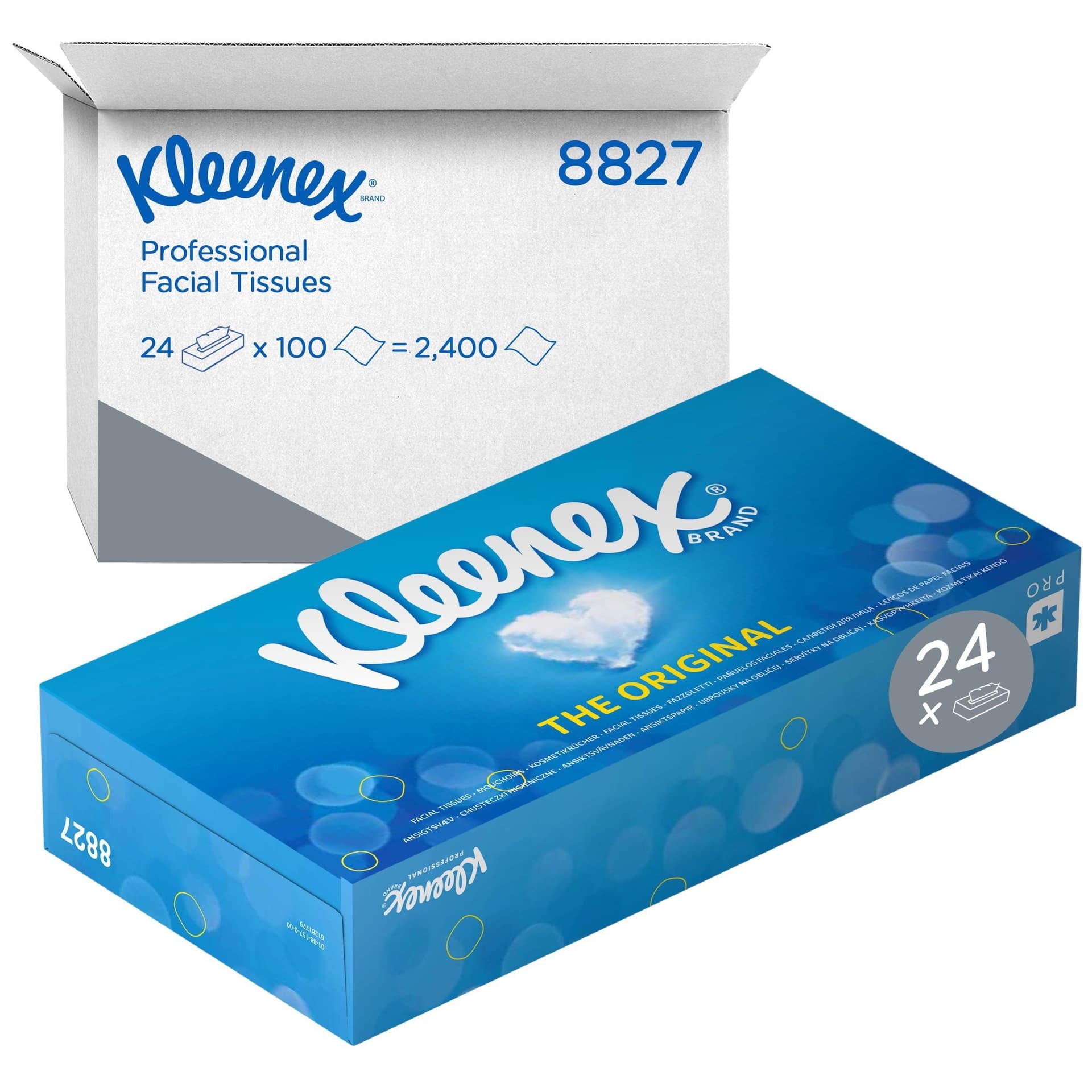 Facial tissues Kleenex 2-laags 100 vel wit 8827 2