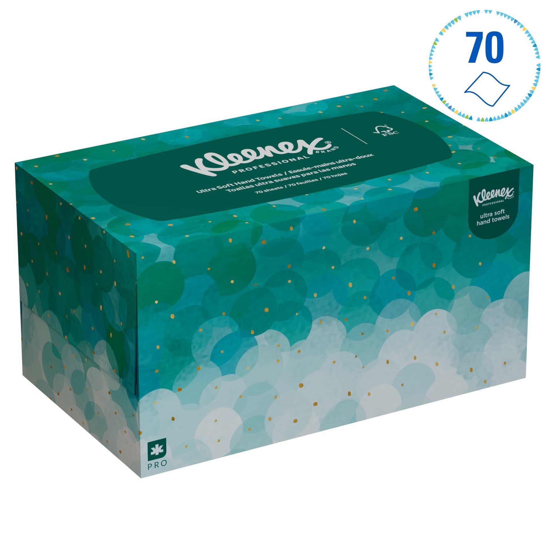 Handdoek Kleenex Ultra Pop-up Box 1-laags 226x254mm 70 vel wit 6088 5