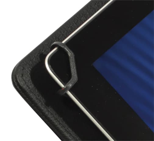 Schrijfmap DESQ voor tablet 7"-10" met sluitclip zwart 5