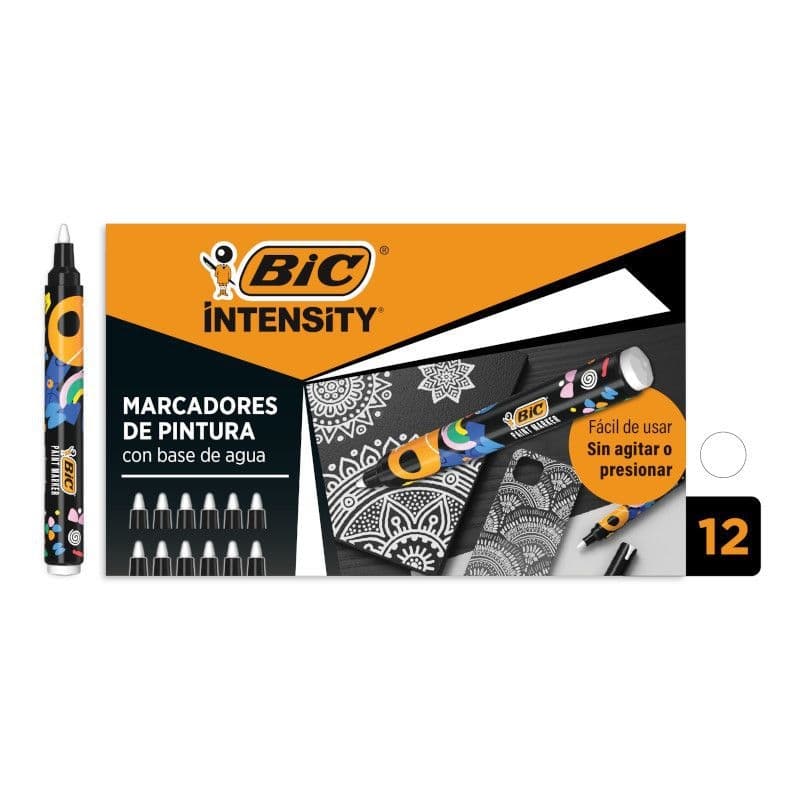Paintmarker Bic Intensity wit 2