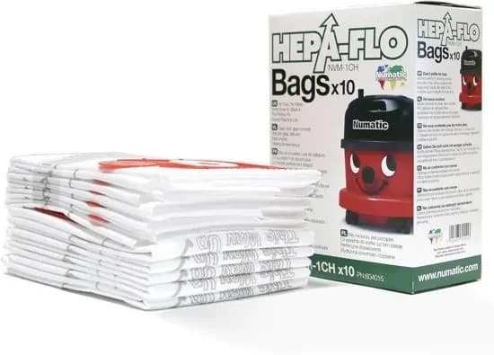Stofzuigerzak Numatic Hepa Flo NVM-1CH microvezel Original 10 stuks 2