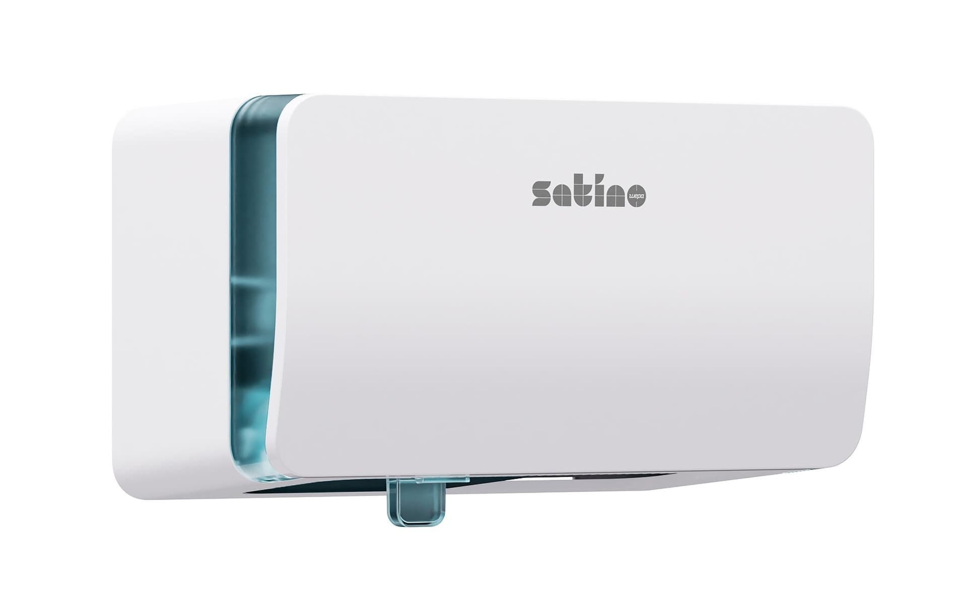 Toiletpapierdispenser Satino MT1 Hyginity duo wit 333426