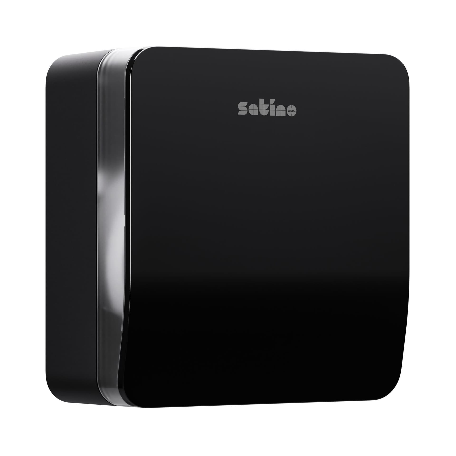 Toiletpapierdispenser Satino JT1 Hyginity jumbo S zwart 333405