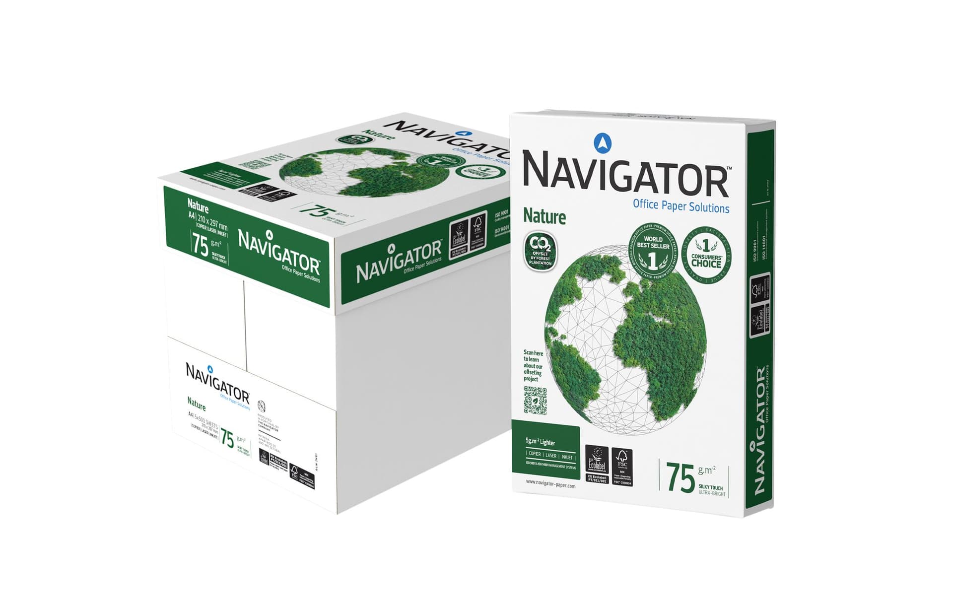 Kopieerpapier Navigator Nature A4 75gr wit 500 vel 3