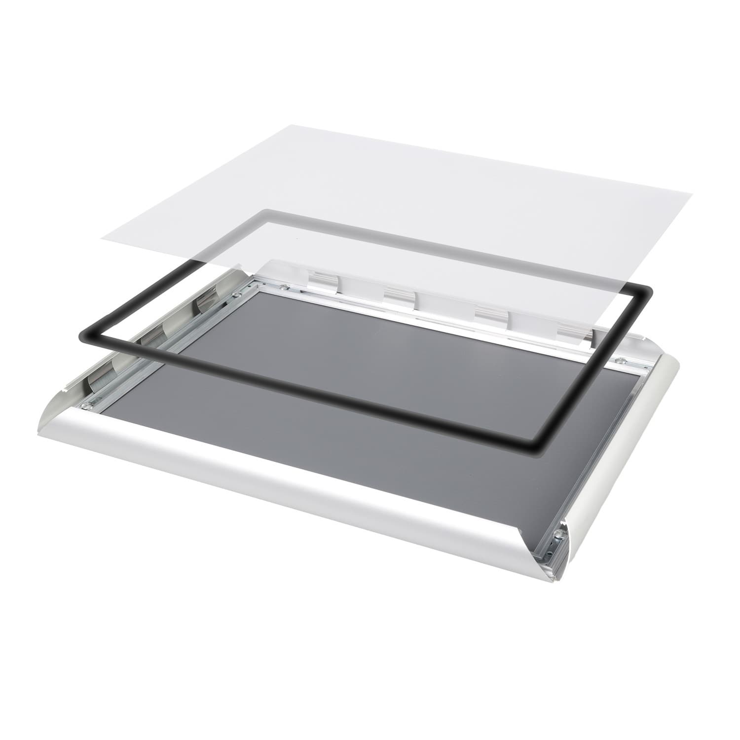 Kliklijst Quantore outdoor A4 25mm zilver 3