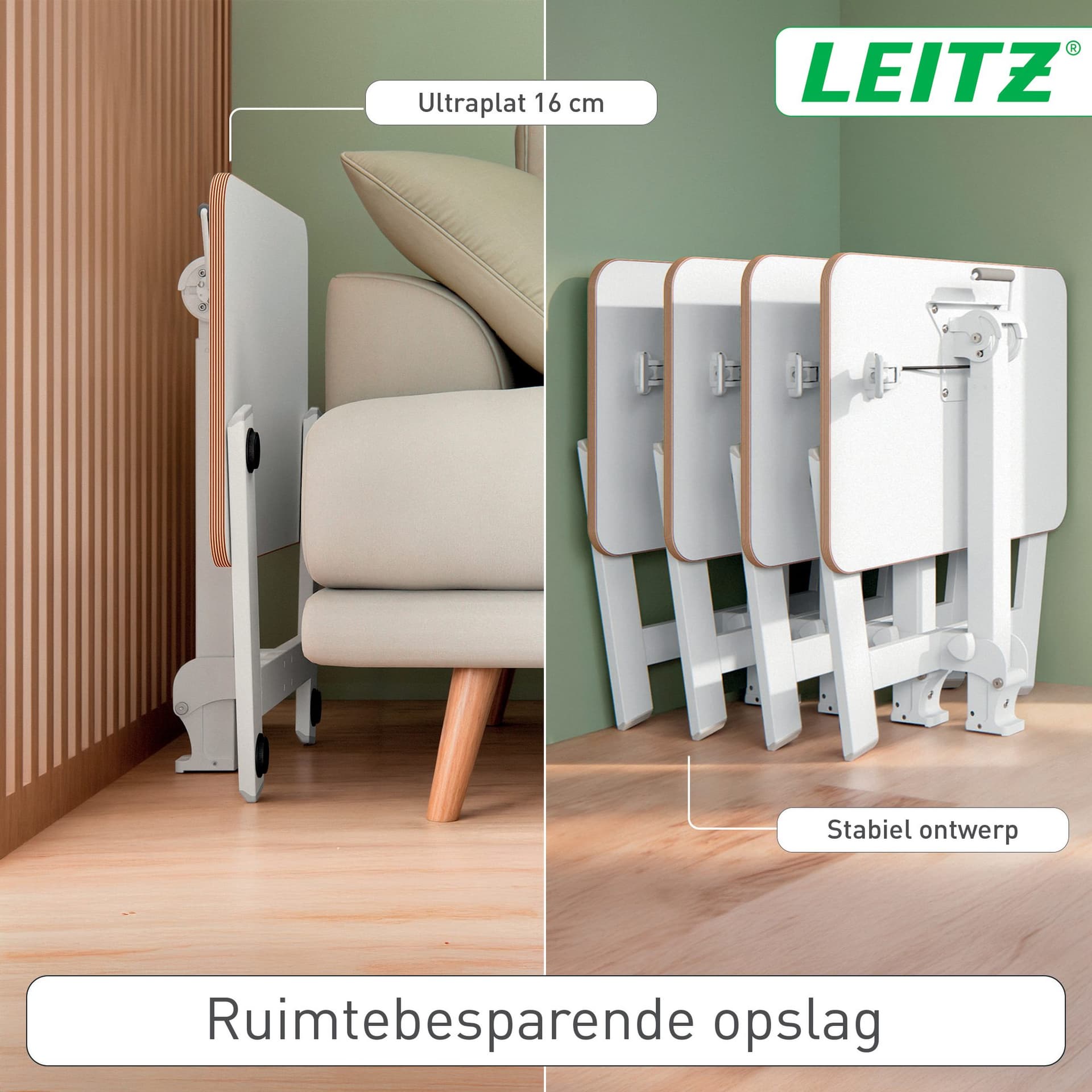 Zit-sta bureau Leitz Ergo compact inklapbaar 7