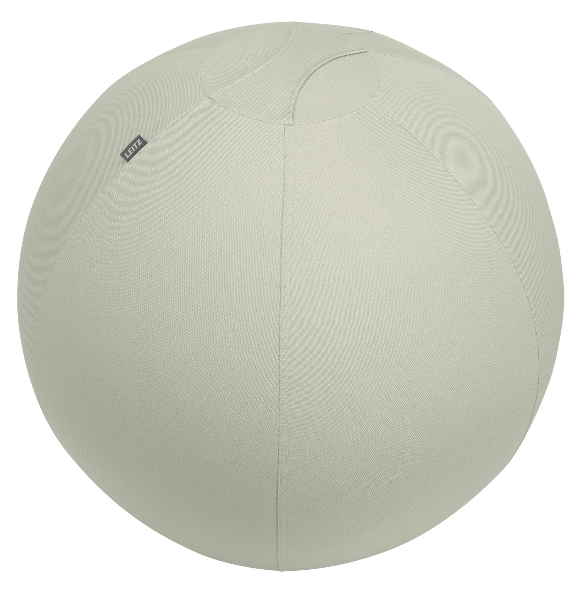 Actieve zitbal Leitz Ergo 75cm anti-rol lichtgrijs