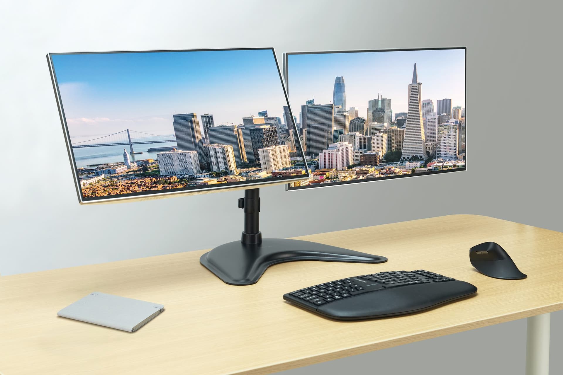 Monitorstandaard Kensington SmartFit Ergo vrijstaand dubbel 5